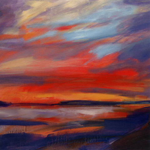 Sunset over Bute print